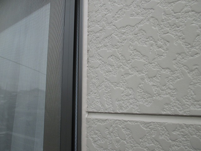 施工を完了したシーリング